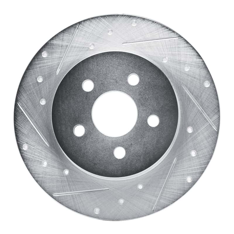 R1 Concepts — R1 87-91 Chrysler TC Maserati Rear Left Drilled & Slotted Silver Brake Rotor
R1 Brake Rotor Drill - view 6