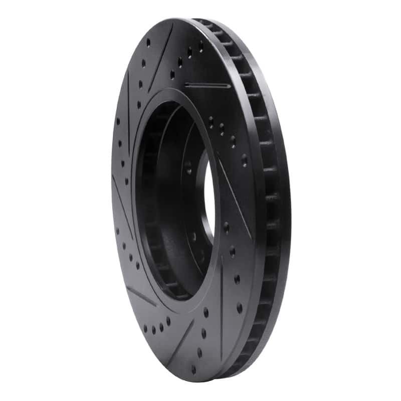 R1 Concepts — R1 03-06 Kia Sorento Front Right Drilled & Slotted Black Brake Rotor
R1 Brake Rotor Drill - view 4