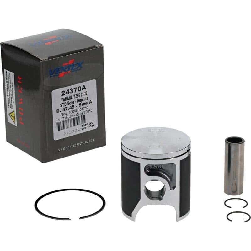 Vertex Pistons — Vertex Piston 02-24 Yamaha YZ 85 85cc Cast Replica Piston Kit - view 2