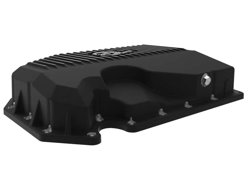 aFe — aFe 05-19 VW 1.8L/2.0L w/o Oil Sensor Engine Oil Pan Black POWER Street Series w/ Machined Fins
Engine Oil Pan - view 6