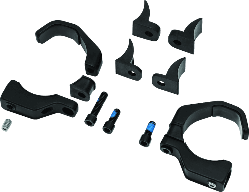 Kuryakyn — Kuryakyn Pipe Wrench Fork Mounts Black - view 1