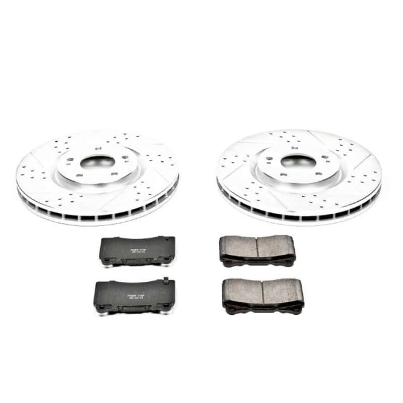 PowerStop — Power Stop 03-06 Mitsubishi Lancer Front Z23 Evolution Sport Brake Kit - view 1