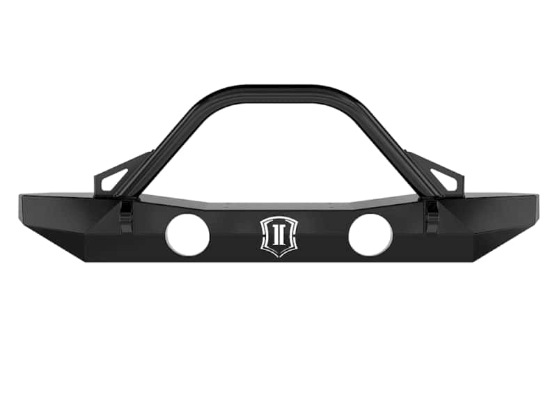 ICON — ICON 07-18 Jeep Wrangler JK Pro Series Mid Width Front Bumper w/Bar/Tabs
FRONT BUMPER - view 4