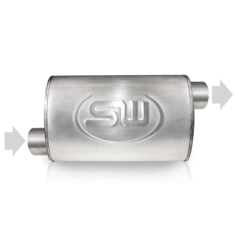 Stainless Works — Stainless Works 2.5in ID OFFSET INLET/ 2.5in OD OFFSET OUTLET (ON OPPOSITE SIDES) 4inx8in - view 2
