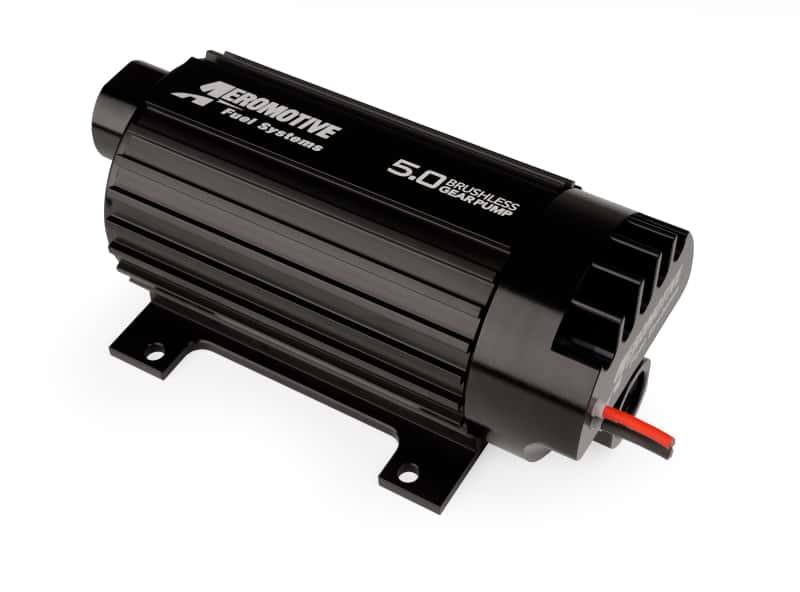 Aeromotive — Aeromotive 5.0 Brushless Spur Gear External Fuel Pump - In-Line - 5gpm - view 1