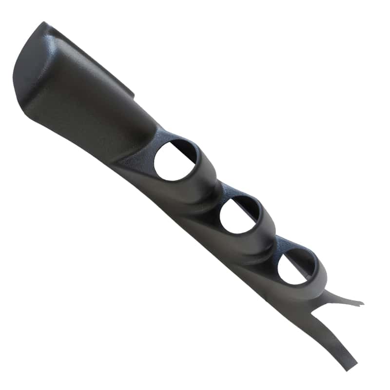 AutoMeter — Autometer 05-07 Ford Mustang Convertible 52mm Black Triple Pillar Pod
2-1/16" TRIPLE PILLA - view 1