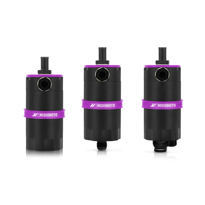 Mishimoto — Mishimoto Universal Baffled Oil Catch Can - Purple - view 14