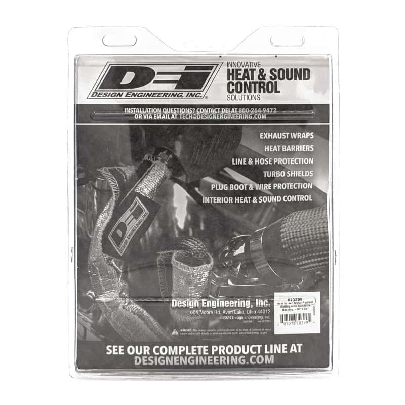 DEI — DEI Heat Screen 36in x 20in - Mylar Radiant Glass Fiber Matting w/Adhesive Backing
HeatShieldInsulator - view 5