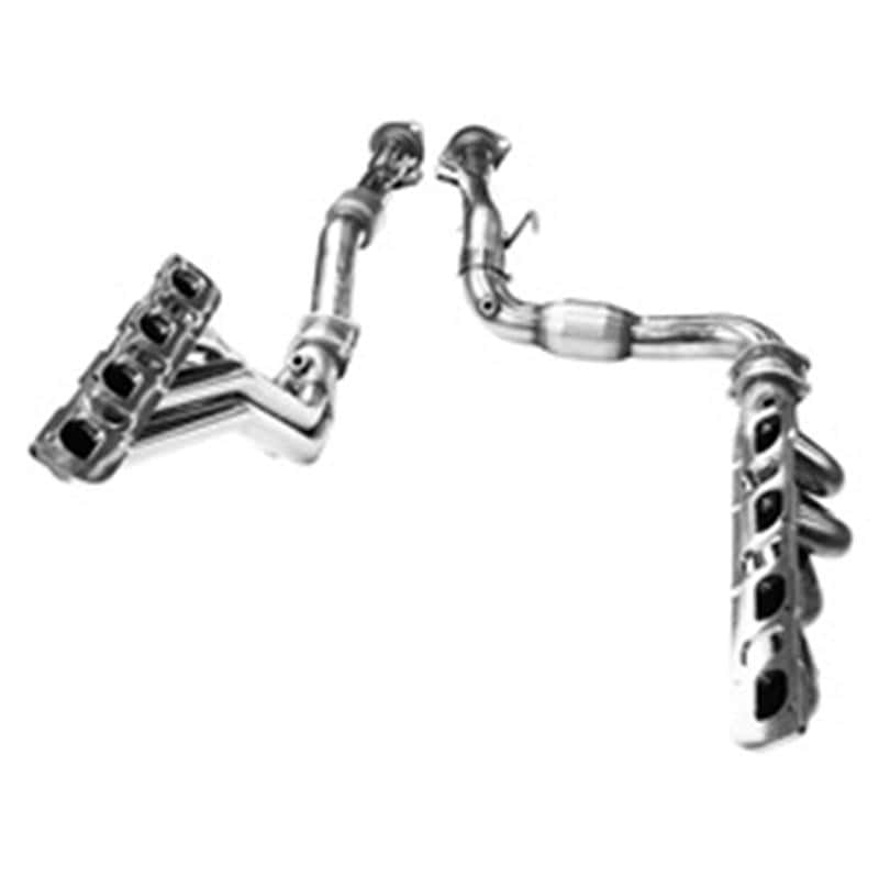 Kooks Headers — Kooks 06-10 Jeep SRT8 6.1L 3in In x 3in OEM Out Cat SS Conn. Pipes Kooks HDR Req
3in. OEM Conn.
3" OEM Conn. - view 2