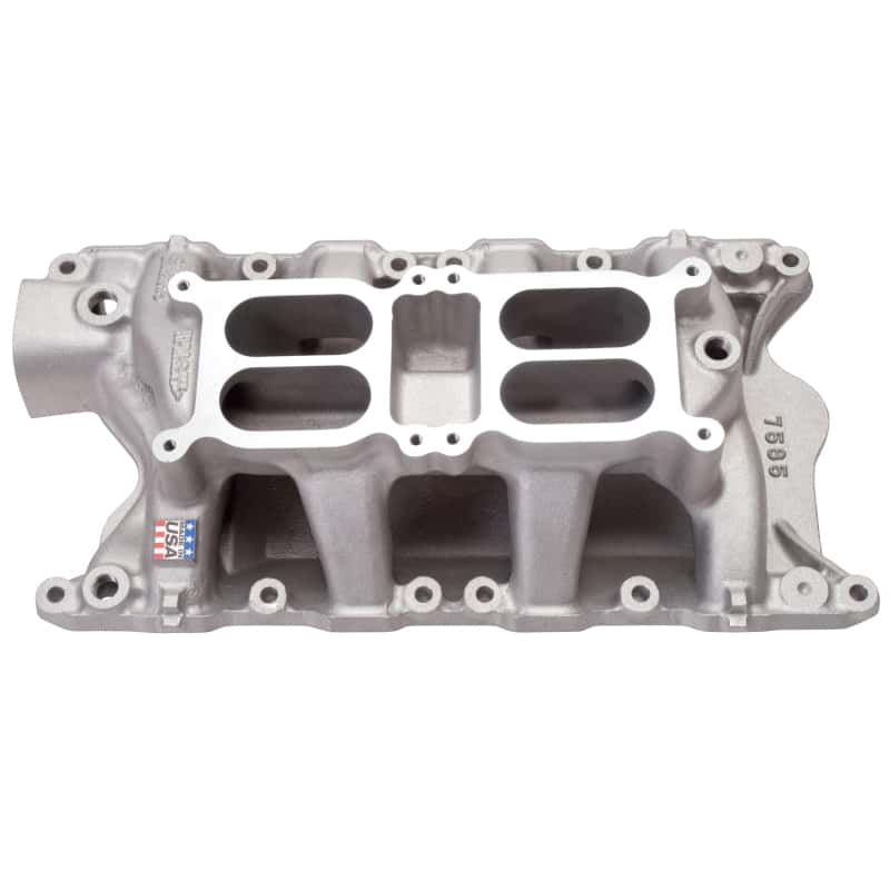 Edelbrock — Edelbrock Ford 351 W Dual Quad Air Gap Manifold
MANIFOLD - view 3