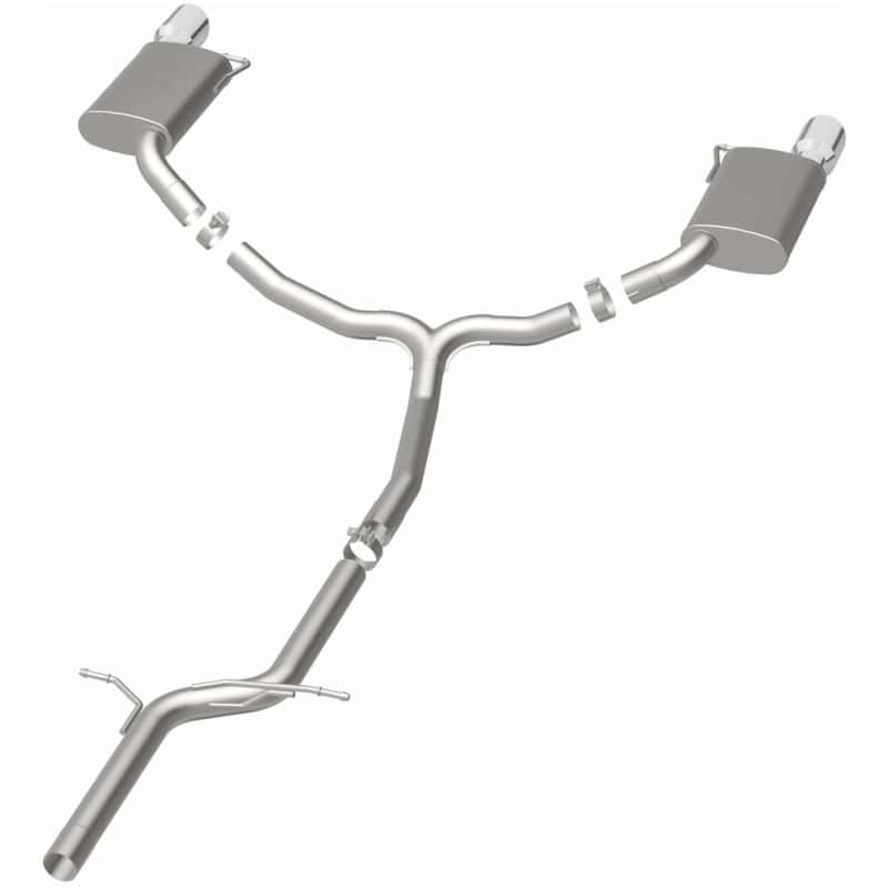 Magnaflow — Magnaflow 2015 Audi Allroad 2.0L Touring Dual Spilt Rear Exit 2.5in 4in Tip SS C/B Perf Exhaust
Cat-Back - view 2