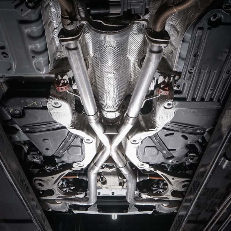 Stainless Works — Stainless Works 11-20 Jeep Grand Cherokee 5.7L 3in Legend Catback Exhaust w/X-Pipe (Uses OEM Tips)
Exhaust System - view 8