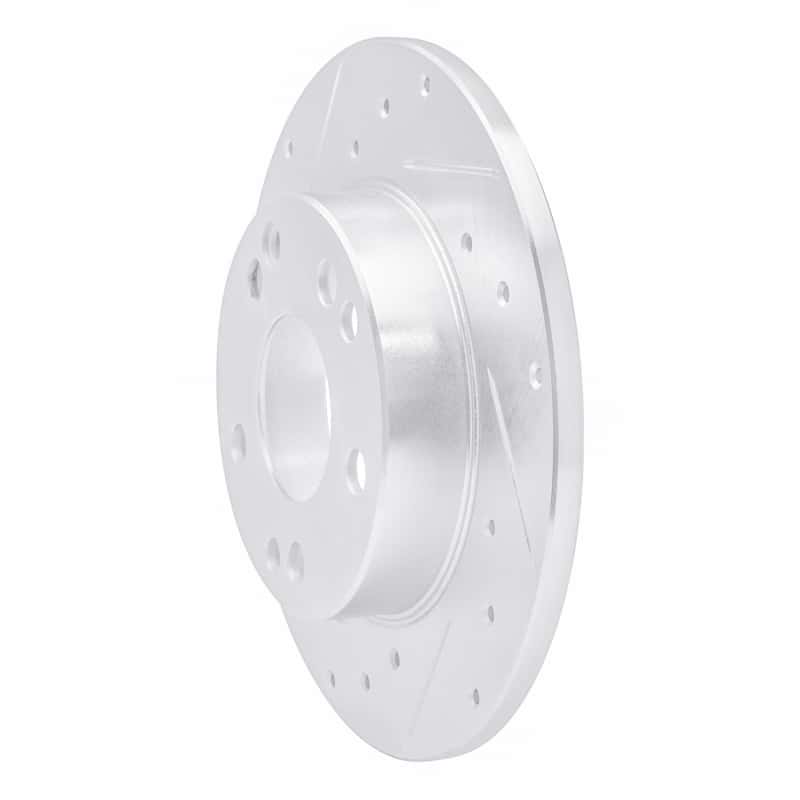 R1 Concepts — R1 83-89 Mercedes-Benz 190D Front Left Drilled & Slotted Silver Brake Rotor
R1 Brake Rotor Drill - view 2