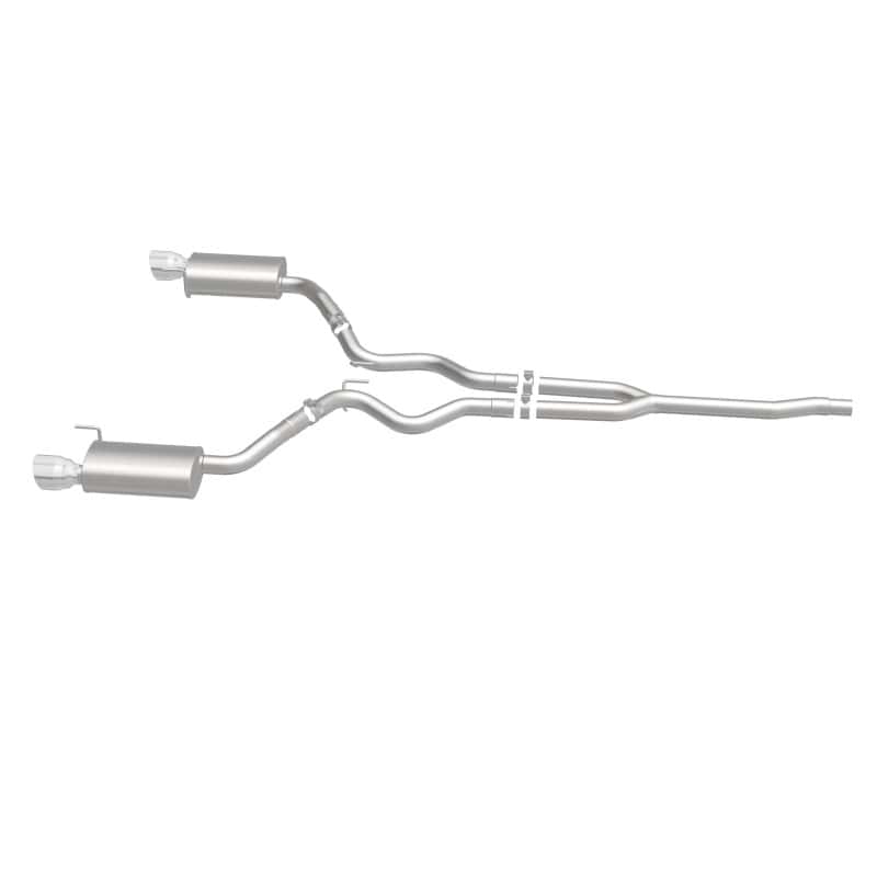 Magnaflow — MagnaFlow Cat Back, SS, 2.5in, Street, Dual Split Polished 4.5in Tips 2015 Ford Mustang Ecoboost
Cat-Back - view 8