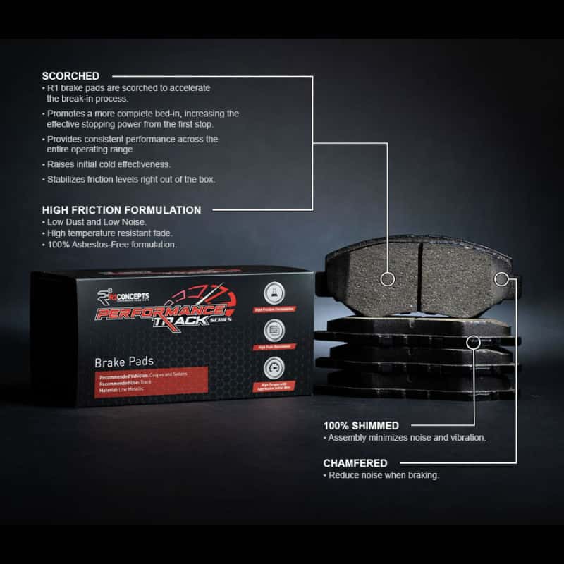 R1 Concepts — R1 92-95 Toyota Mr2 Front Track/Street Brake Pads - view 5