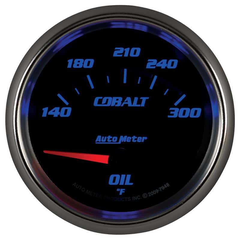AutoMeter — Autometer Cobalt 66.7mm 140-300 Degree F Electric Oil Temperature Gauge
GA 2.6" OILT ELEC CB - view 5