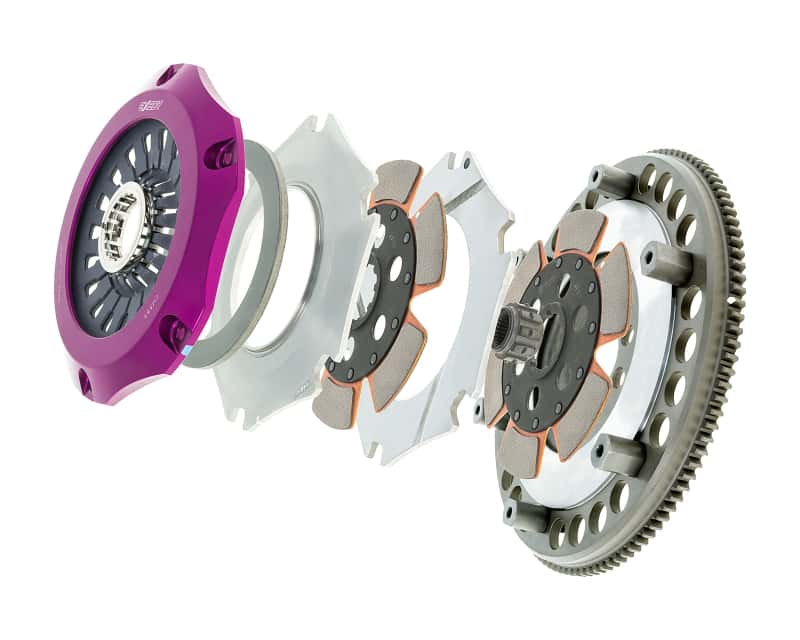 Exedy — Exedy 2008-2015 Mitsubishi Lancer Evolution GSR L4 Hyper Compe-R Twin Cerametallic Clutch Rigid
Hyper Compe Series
Clutch Kit - view 2