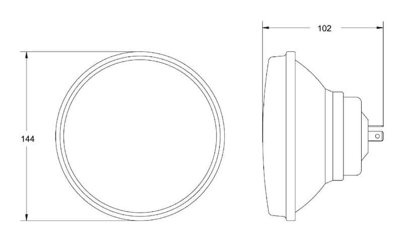 Hella — Hella Headlamp ESH FAPO 1A3 - view 3
