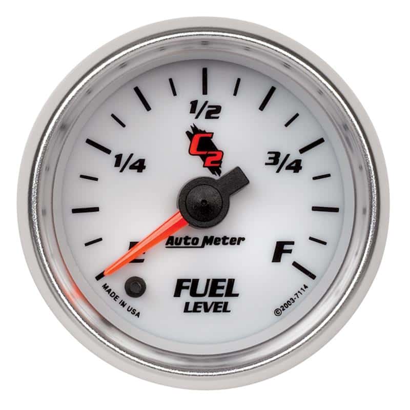 AutoMeter — Autometer C2 52mm Electronic Programmable Empty to Full Fuel Level Gauge
GA 2" FUEL UNIV C2 - view 1