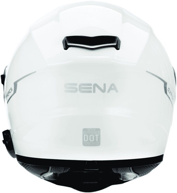 Sena Technologies — Sena Technologies Outforce Full Face Bluetooth Helmet Glossy White - Small - view 3