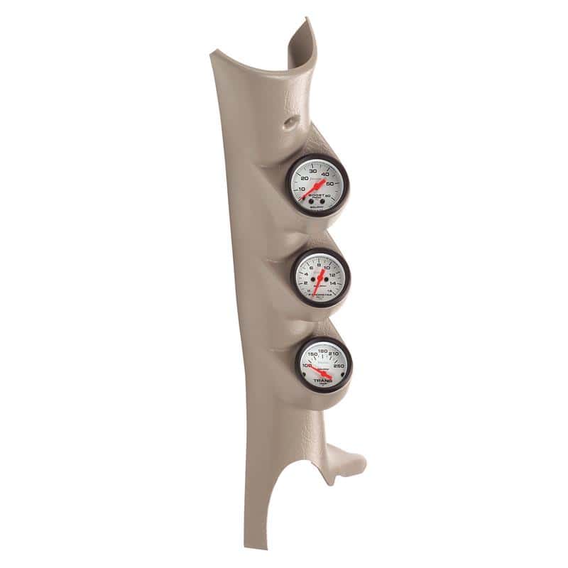 AutoMeter — Autometer 03-09 Dodge Ram Taupe Triple Pillar Phantom Gauge Kit
DODGE RAM, 03-05, TR - view 1