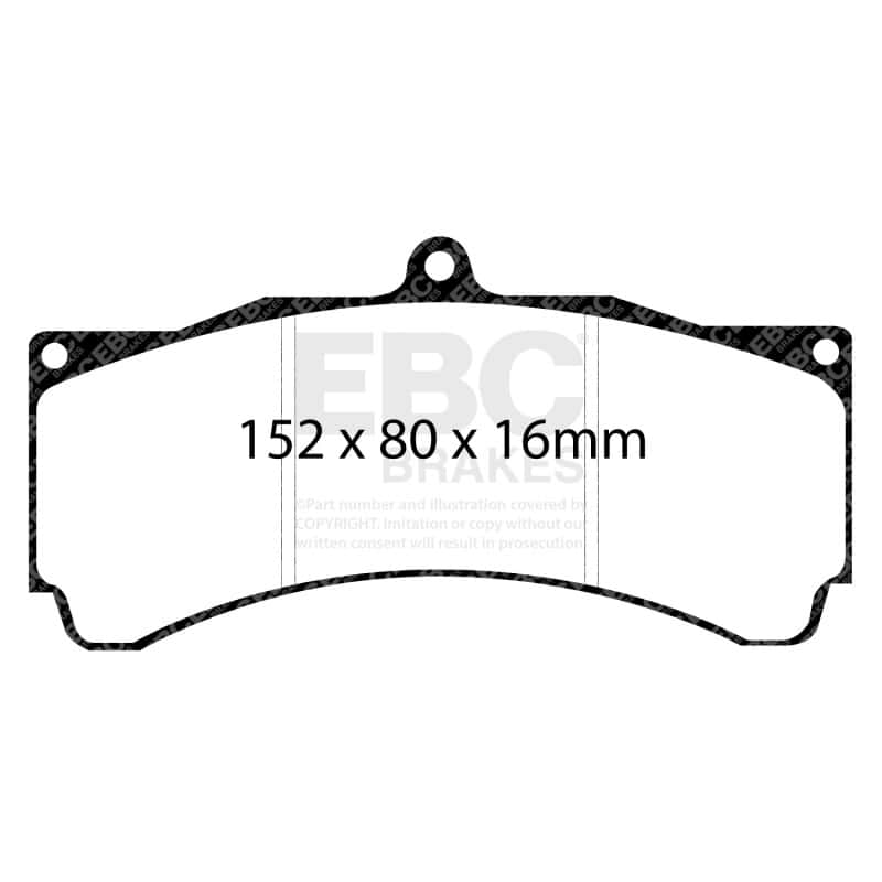EBC — EBC Brakes Yellowstuff Performance Brake Pads
Disc Brake Pad - view 2