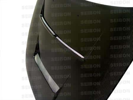 Seibon — Seibon 89-94 Nissan S13/Silvia (S13) DV Style Carbon Fiber Hood - view 5