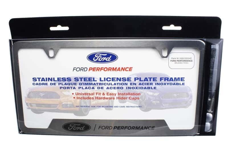 Ford Racing — Ford Racing Stainless Steel Ford Performance License Plate Frame - view 15