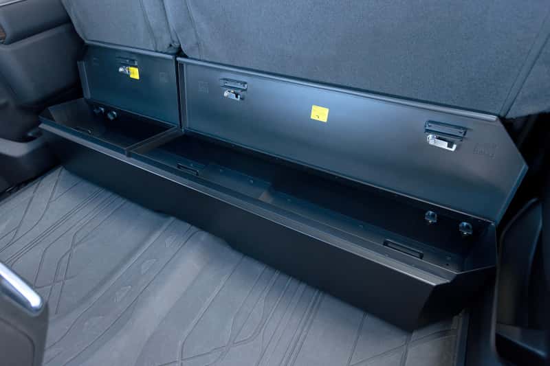 Tuffy Products — Tuffy 2019+ Chevrolet Silverado Underseat Lockbox w/ Keyed Lock
Lockbox - view 10