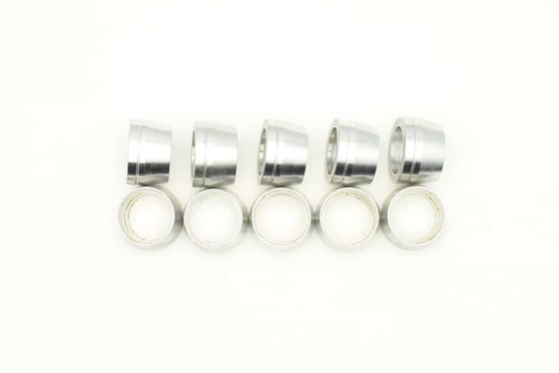 DeatschWerks — DeatschWerks Replacement PTFE Hose End Olive Insert 10AN (Pack of 10) - view 2