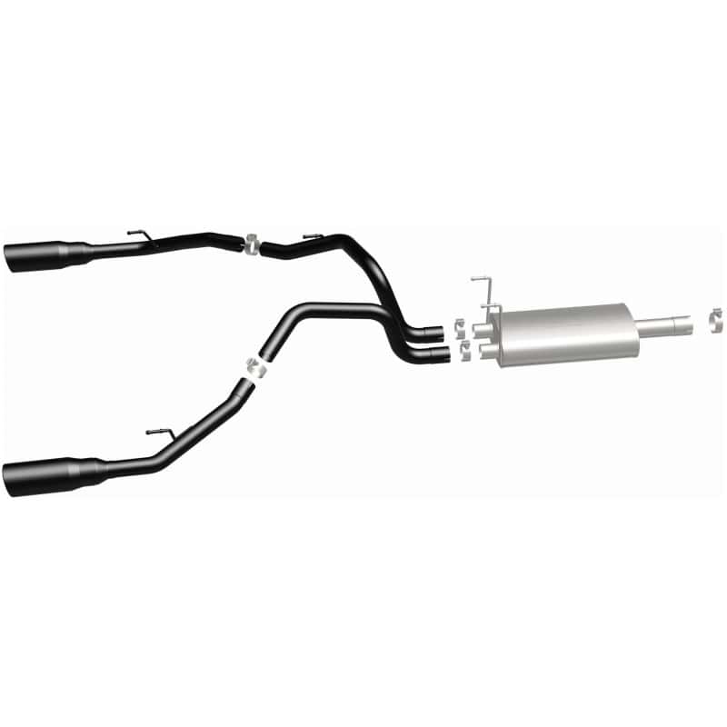 Magnaflow — Magnaflow 09-15 Dodge Ram 1500 V8 Dual Spilt Rear Exit Black Stainless C/B Perf Exhaust
Cat-Back - view 30