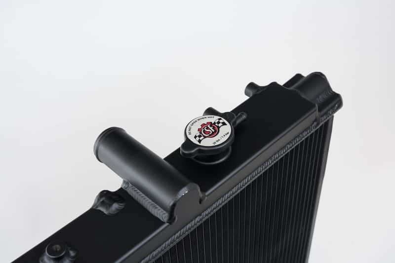 CSF — CSF 93-98 Toyota MK4 Supra Radiator - Black Finish
CSF Radiator - view 3