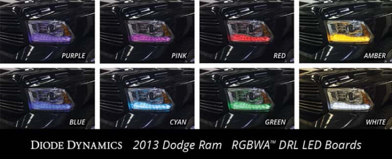 Diode Dynamics — Diode Dynamics Ram RGBWA DRL LED Boards 13-16 Dodge - view 8