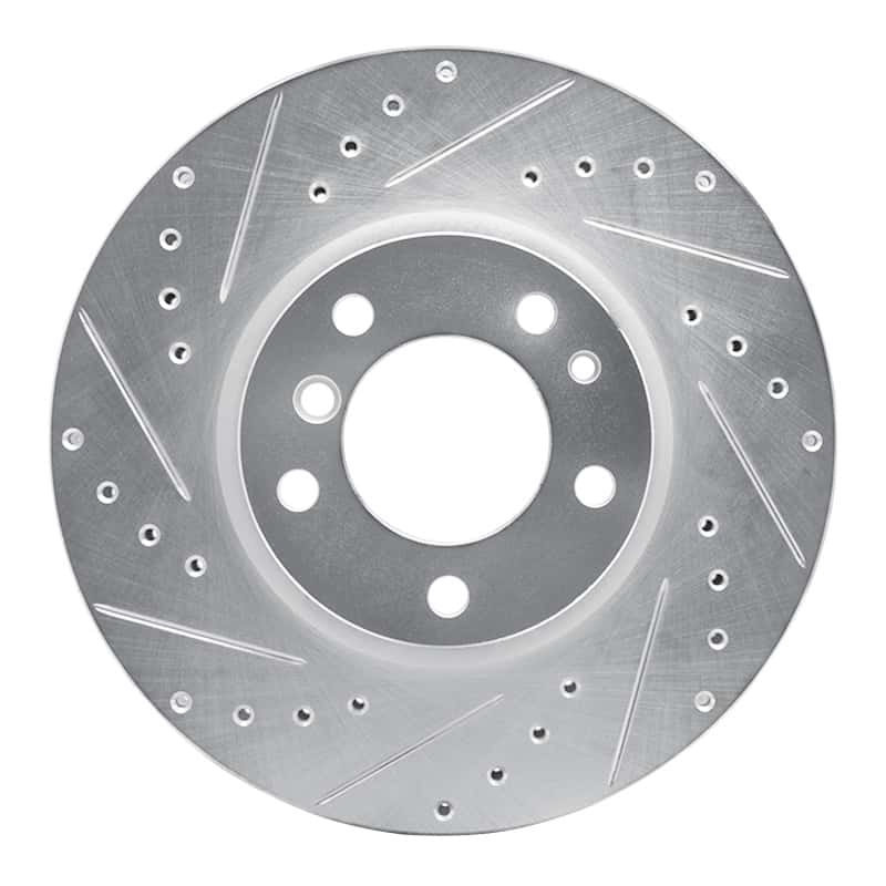 R1 Concepts — R1 93-97 BMW 850CI Front Left Drilled & Slotted Silver Brake Rotor
R1 Brake Rotor Drill - view 1