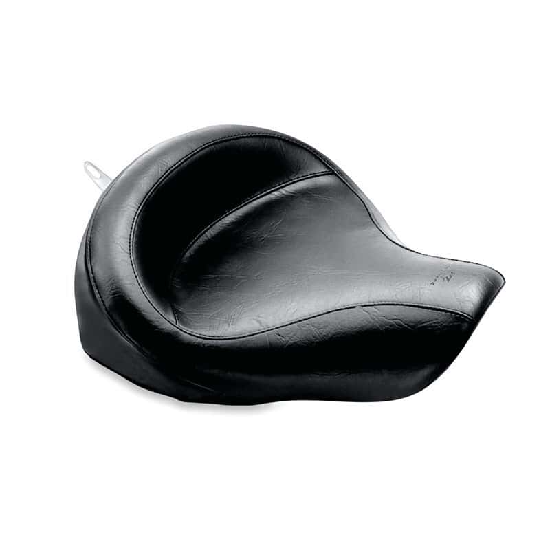 Mustang Motorcycle — Mustang 06-17 Harley Dyna Wide Touring Solo Seat - Black - view 2