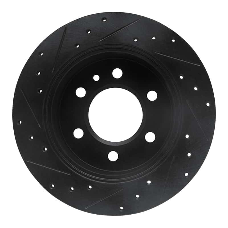R1 Concepts — R1 06-18 Dodge Sprinter 2500 Rear Right Drilled & Slotted Black Brake Rotor
R1 Brake Rotor Drill - view 5