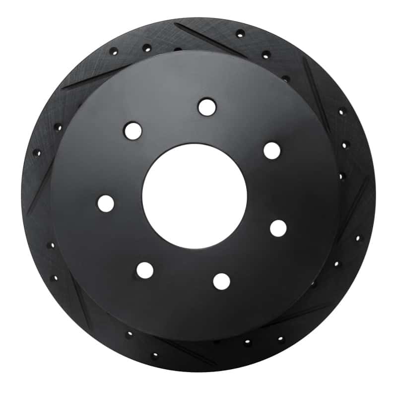 R1 Concepts — R1 97-04 Ford F-150 4WD Rear Right Drilled & Slotted Black Brake Rotor
R1 Brake Rotor Drill - view 1