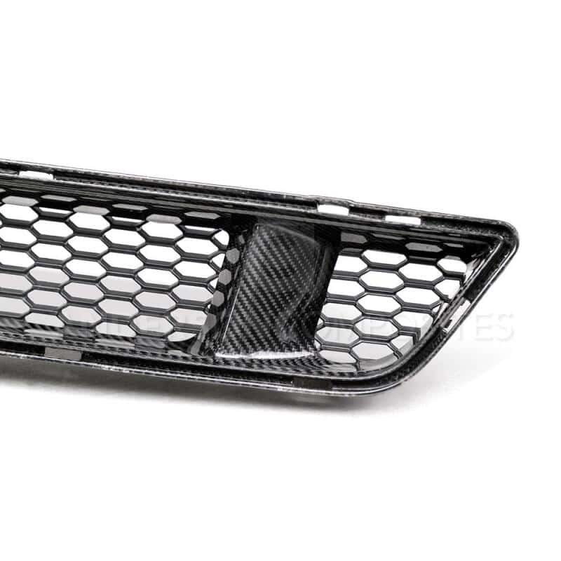 Anderson Composites — Anderson Composites 15-17 Ford Mustang Front Carbon Fiber Lower Grille - view 5