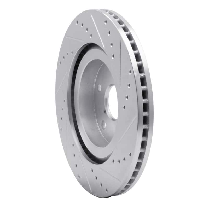 R1 Concepts — R1 19-24 Subaru Forester Front Left Drilled & Slotted Silver Brake Rotor
R1 Brake Rotor Drill - view 4