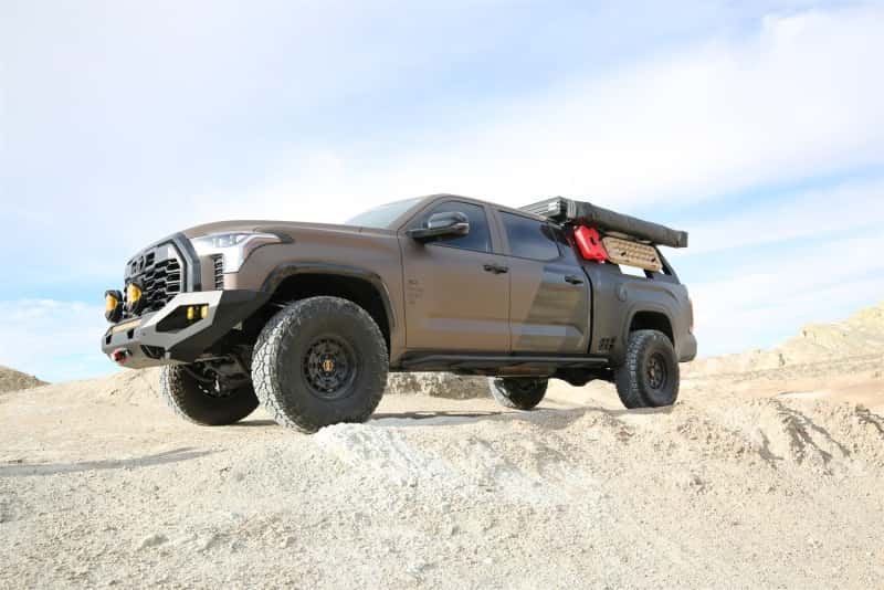Fabtech — Fabtech 2022+ Toyota Tundra Sport 4WD Front Diff Drop Bracket Kit
Fabtech Subframe Kit
SuspSbfrMntKt - view 1