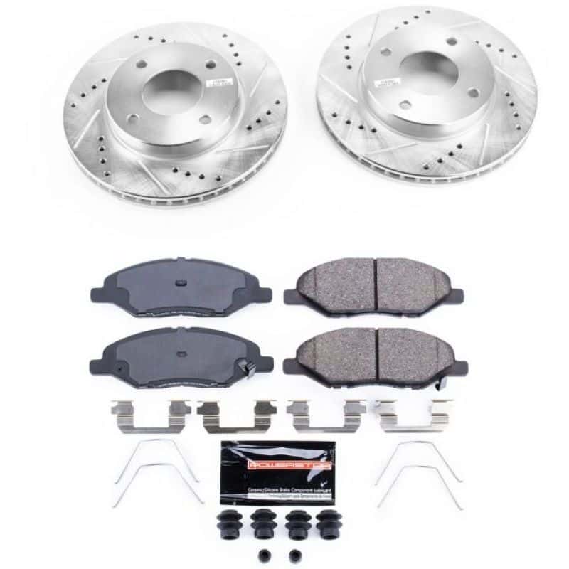 PowerStop — Power Stop 09-11 Nissan Versa Front Z23 Evolution Sport Brake Kit - view 1