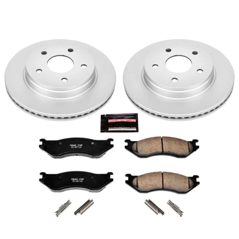 PowerStop — Power Stop 04-06 Dodge Durango Front Z17 Evolution Geomet Coated Brake Kit - view 1