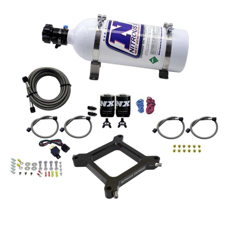 Nitrous Express — Nitrous Express 4150 Assassin Plate Stage 6 Nitrous Kit (50-300HP) w/5lb Bottle
Injection System Kit
N2OSys - view 2