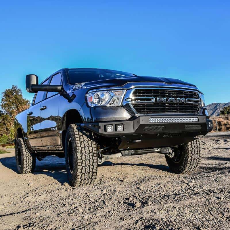 Westin — Westin 2019 Dodge Ram 1500 ( Excludes 1500 Classic & Rebel Models ) Pro-Mod Front Bumper - Text. Blk
Bumper- Front
Bumper-Front - view 6
