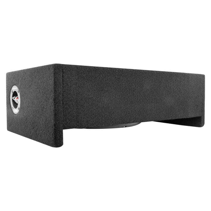 DS18 — DS18 Single 10in Shallow Subwoofer and Enclosure 300 Watts RMS Downfiring Sealed Black Carpet - view 7