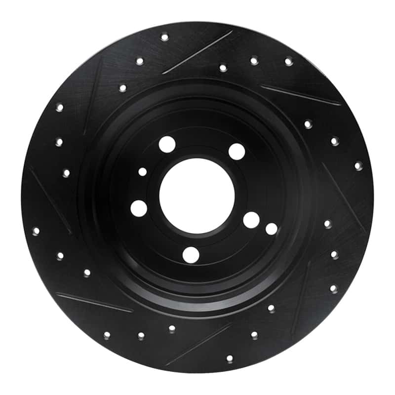 R1 Concepts — R1 96-04 Volvo C70 Rear Right Drilled & Slotted Black Brake Rotor
R1 Brake Rotor Drill - view 5