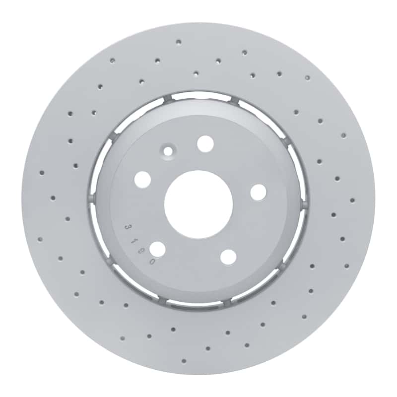DFC — DFC 11-11 Saab 9-5 Front Drilled Hi-Carbon Alloy Geomet Coated Rotor - view 1