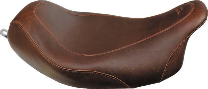 Mustang Motorcycle — Mustang 08-21 Harley Electra Glide Std,Rd Glide,Rd King,Str Glide Tripper Solo Seat - Brown - view 2
