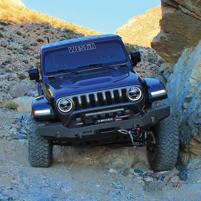 Westin — Westin 18-19 Jeep Wrangler JL WJ2 Full Width Front Bumper w/Bull Bar Textured Black
Bumper- Front
Bumper-Front - view 9