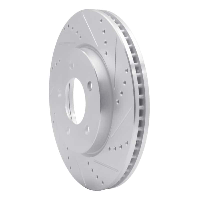 R1 Concepts — R1 04-08 Chrysler Pacifica Front Right Drilled & Slotted Silver Brake Rotor
R1 Brake Rotor Drill - view 2